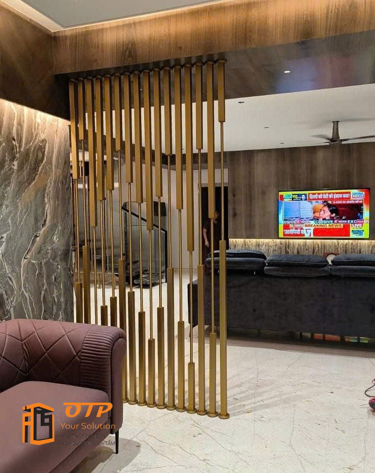 Cắt CNC hoa văn kim loại trang trí nội thất